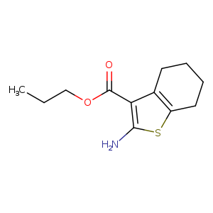 Propyl 2-amino-4,5,6,7-tetrahydro-1-benzothiophene-3-carboxylate