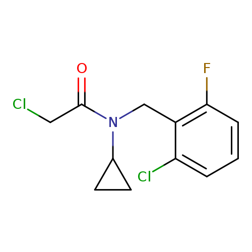 2-Chloro-N-(2-chloro-6-fluorobenzyl)-N-cyclopropylacetamide