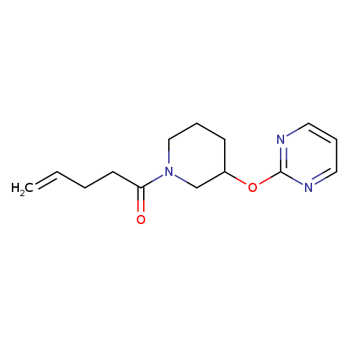 1-[3-(pyrimidin-2-yloxy)piperidin-1-yl]pent-4-en-1-one