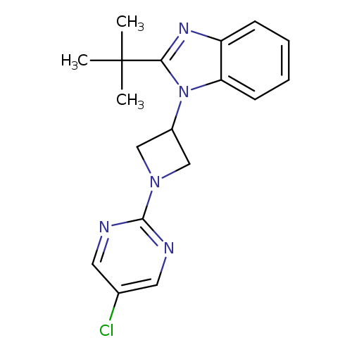2-tert-butyl-1-[1-(5-chloropyrimidin-2-yl)azetidin-3-yl]-1H-1,3-benzodiazole