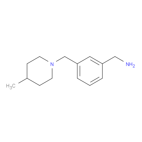 (3-[(4-Methylpiperidino)methyl]phenyl)methanamine