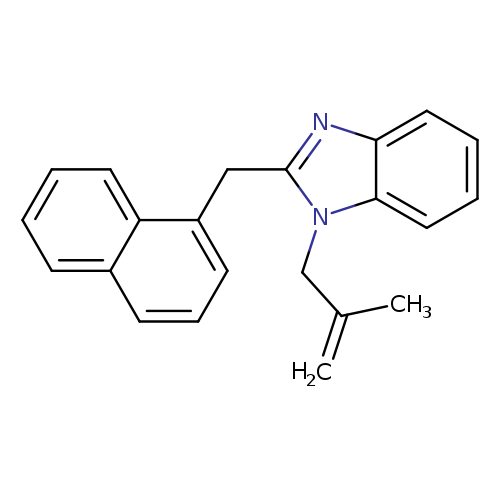 1-(2-methylprop-2-en-1-yl)-2-[(naphthalen-1-yl)methyl]-1H-1,3-benzodiazole