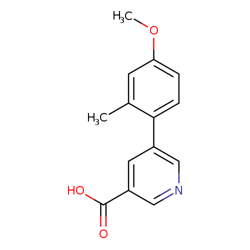 5-(4-Methoxy-2-methylphenyl)nicotinic acid