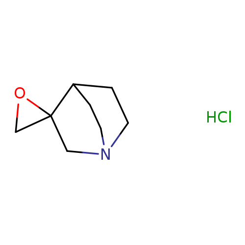 Spiro[1-azabicyclo[2.2.2]octane-3,2'-oxirane] hydrochloride