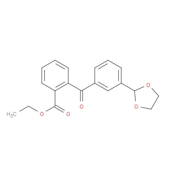 2-Carboethoxy-3'-(1,3-dioxolan-2-yl)benzophenone