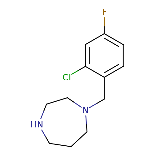 1-[(2-chloro-4-fluorophenyl)methyl]-1,4-diazepane