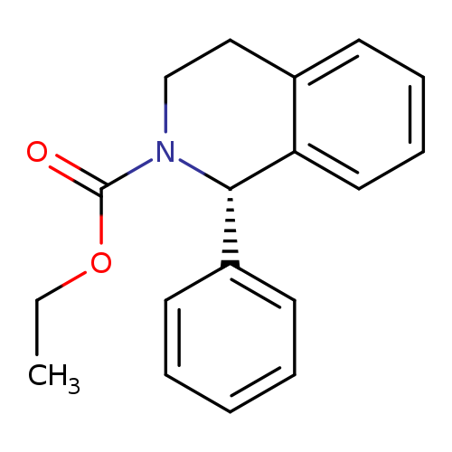 2(1H)-Isoquinolinecarboxylic acid, 3,4-dihydro-1-phenyl-, ethyl ester, (1S)-