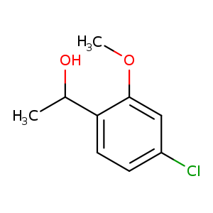 1-(4-Chloro-2-methoxyphenyl)ethan-1-ol