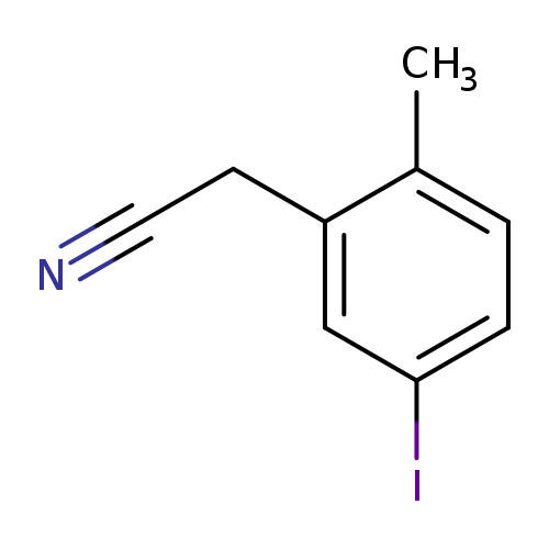 2-(5-iodo-2-methylphenyl)acetonitrile