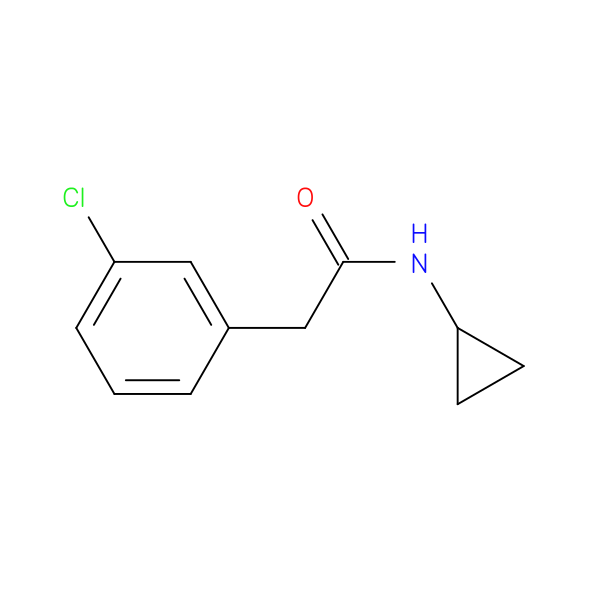 2-(3-Chlorophenyl)-n-cyclopropylacetamide