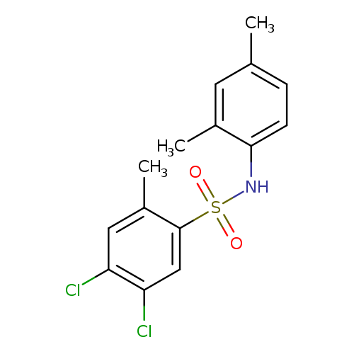 4,5-dichloro-N-(2,4-dimethylphenyl)-2-methylbenzene-1-sulfonamide