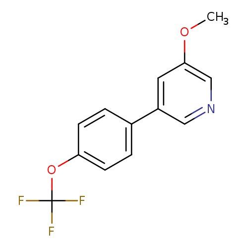 3-Methoxy-5-[4-(trifluoromethoxy)phenyl]pyridine