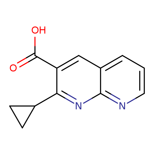 2-cyclopropyl-1,8-naphthyridine-3-carboxylic acid
