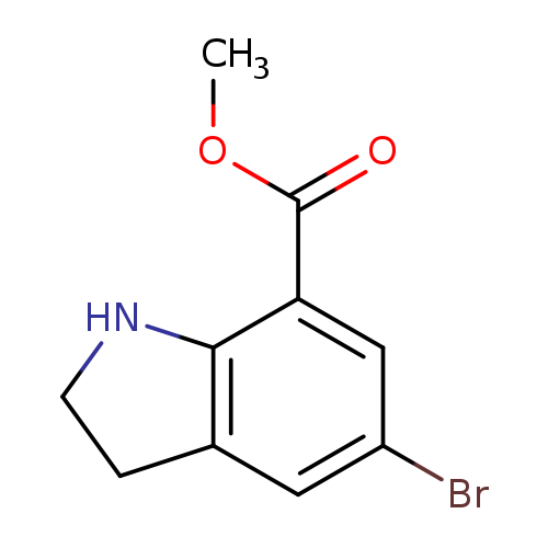 methyl 5-bromoindoline-7-carboxylate