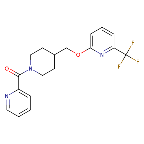 2-{[1-(pyridine-2-carbonyl)piperidin-4-yl]methoxy}-6-(trifluoromethyl)pyridine