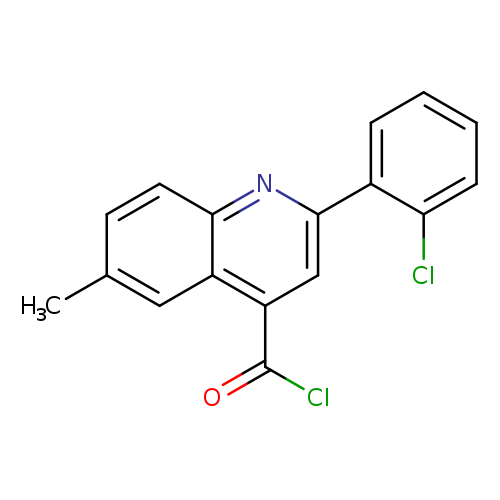 2-(2-Chlorophenyl)-6-methylquinoline-4-carbonyl chloride