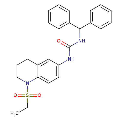 1-(diphenylmethyl)-3-[1-(ethanesulfonyl)-1,2,3,4-tetrahydroquinolin-6-yl]urea