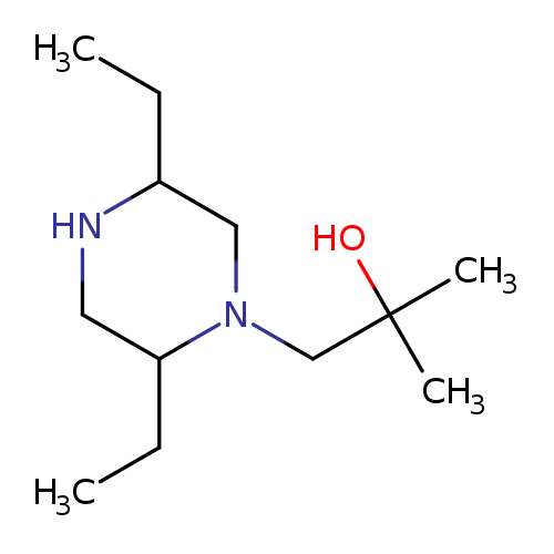 1-(2,5-Diethylpiperazin-1-yl)-2-methylpropan-2-ol