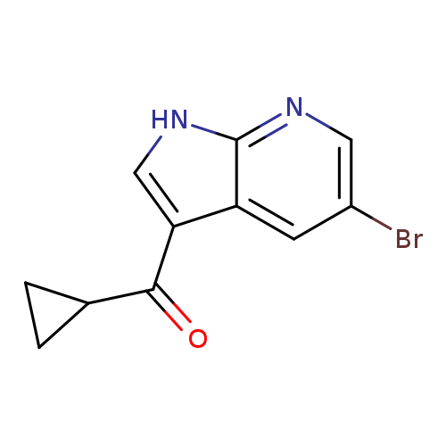 5-bromo-3-cyclopropanecarbonyl-1H-pyrrolo[2,3-b]pyridine