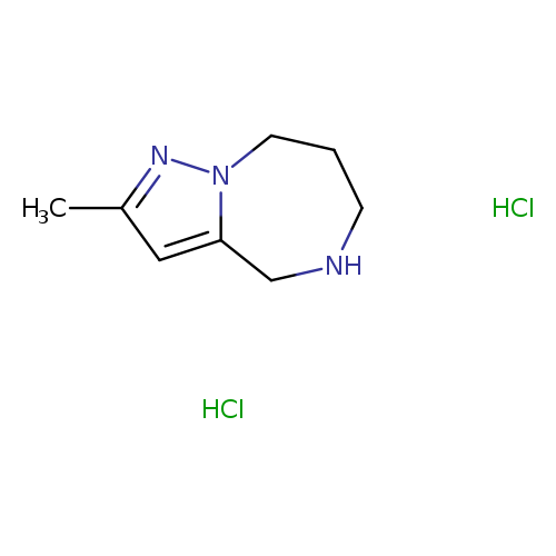 2-methyl-5,6,7,8-tetrahydro-4H-pyrazolo[1,5-a][1,4]diazepine dihydrochloride