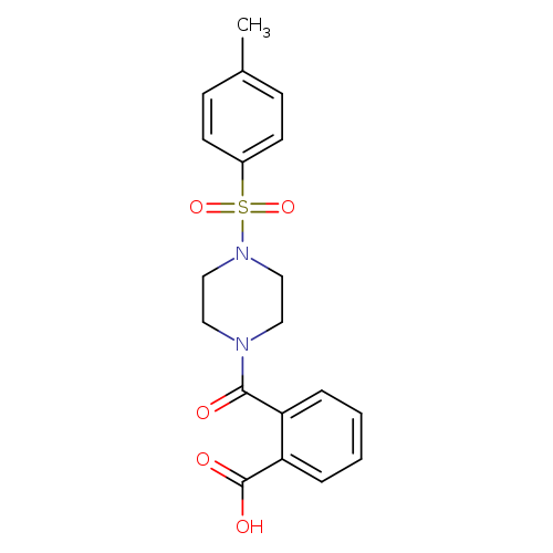 2-[4-(4-methylbenzenesulfonyl)piperazine-1-carbonyl]benzoic acid