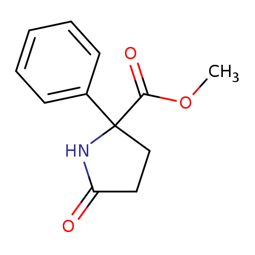 methyl 5-oxo-2-phenylpyrrolidine-2-carboxylate