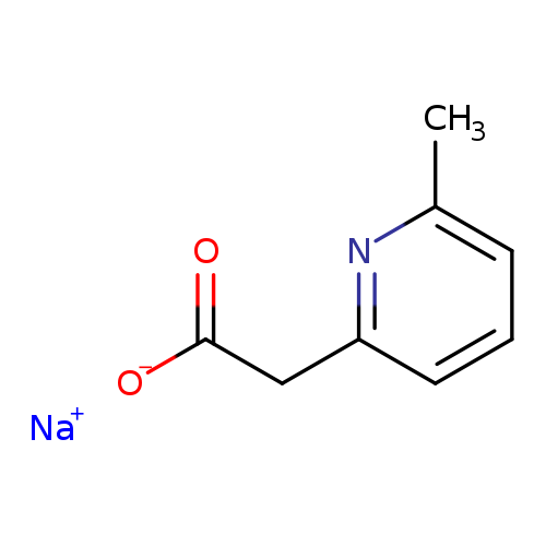 2-Pyridineacetic acid, 6-methyl-, sodium salt (1:1)