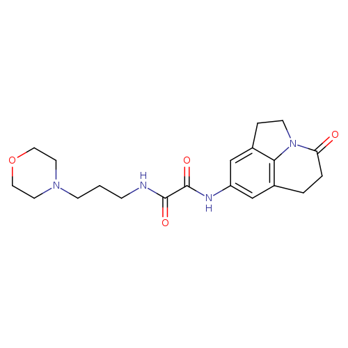 N'-[3-(morpholin-4-yl)propyl]-N-{11-oxo-1-azatricyclo[6.3.1.0^{4,12}]dodeca-4(12),5,7-trien-6-yl}ethanediamide