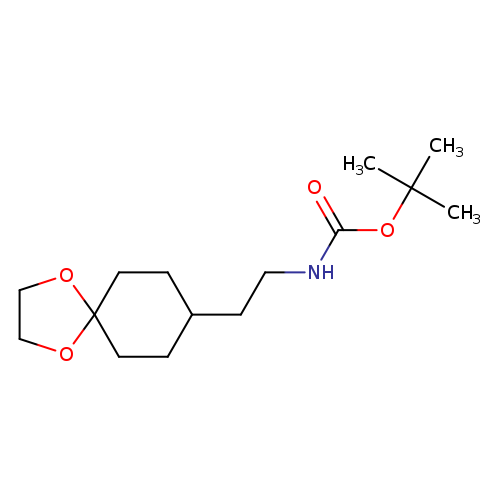 tert-Butyl 2-(1,4-dioxaspiro[4.5]decan-8-yl)ethylcarbamate