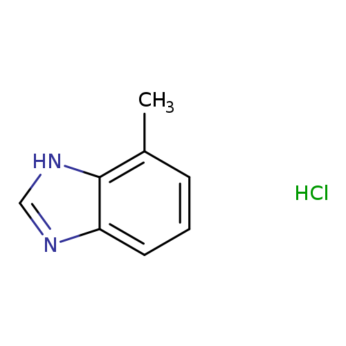 1H-Benzimidazole, 7-methyl-, hydrochloride (1:1)