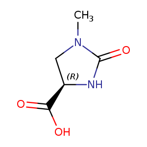 (4R)-1-methyl-2-oxoimidazolidine-4-carboxylic acid