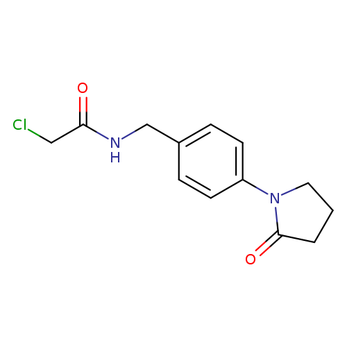 2-Chloro-n-[4-(2-oxopyrrolidin-1-yl)benzyl]acetamide
