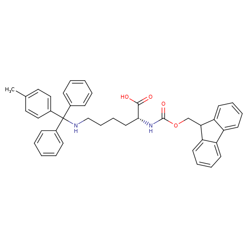 D-Lysine, N2-[(9H-fluoren-9-ylmethoxy)carbonyl]-N6-[(4-methylphenyl)diphenylmethyl]-