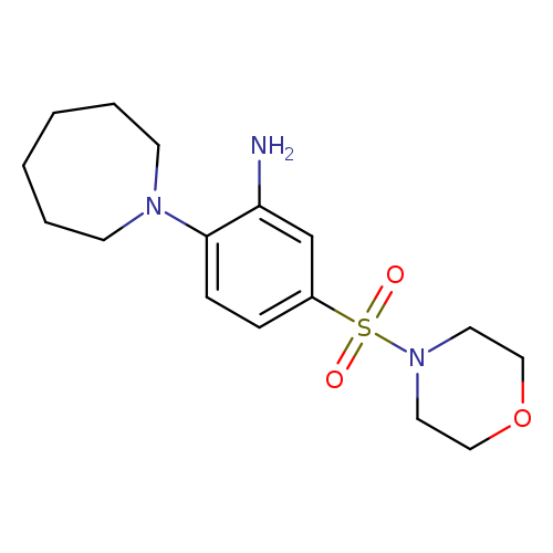 2-AZEPAN-1-YL-5-(MORPHOLIN-4-YLSULFONYL)ANILINE