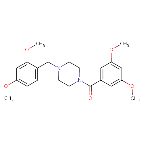 1-(3,5-dimethoxybenzoyl)-4-(2,4-dimethoxybenzyl)piperazine