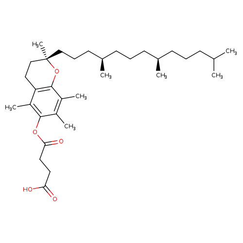 Butanedioic acid,mono[(2R)-3,4-dihydro-2,5,7,8-tetramethyl-2-[(4R,8R)-4,8,12-trimethyltridecyl]-2H-1-benzopyran-6-yl] ester