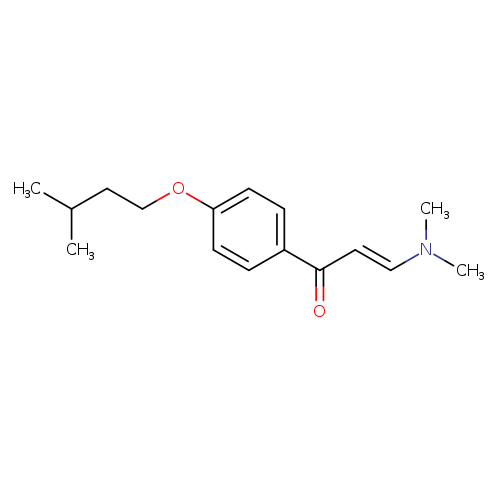 (2E)-3-(Dimethylamino)-1-[4-(3-methylbutoxy)phenyl]prop-2-en-1-one