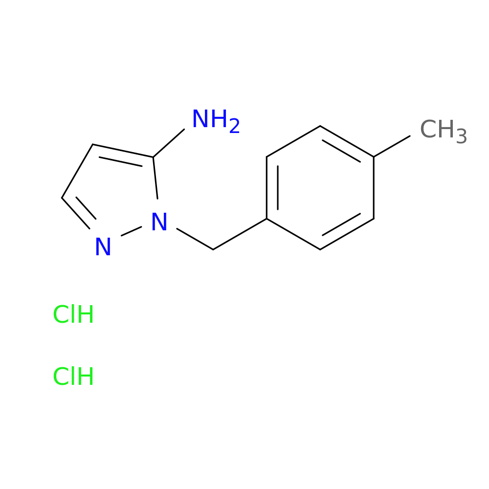 1-[(4-Methylphenyl)methyl]-1h-pyrazol-5-amine dihydrochloride