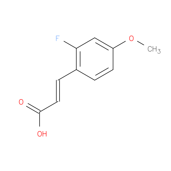 3-(2-Fluoro-4-methoxyphenyl)acrylic acid