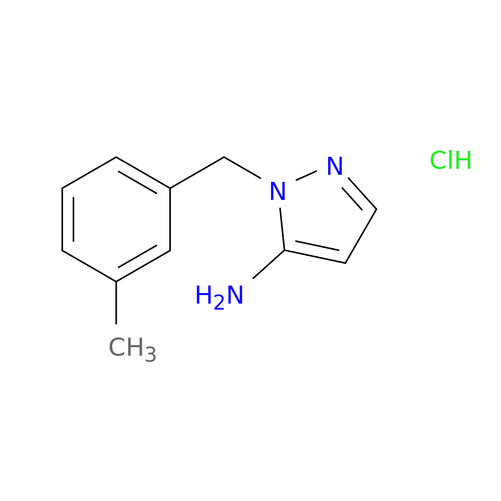 1-(3-Methylbenzyl)-1h-pyrazol-5-amine hydrochloride