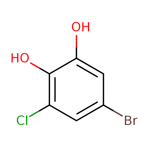 1-Bromo-3-chloro-4,5-dihydroxybenzene