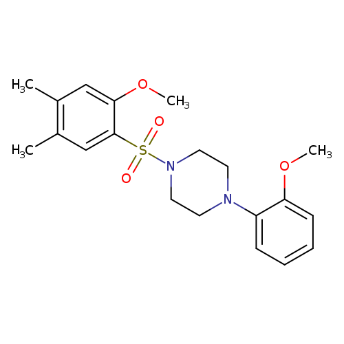1-(2-methoxy-4,5-dimethylbenzenesulfonyl)-4-(2-methoxyphenyl)piperazine
