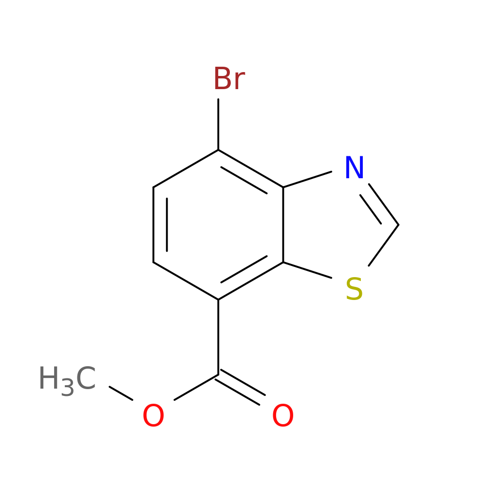 methyl 4-bromo-1,3-benzothiazole-7-carboxylate