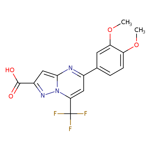 5-(3,4-Dimethoxyphenyl)-7-(trifluoromethyl)pyrazolo[1,5-a]pyrimidine-2-carboxylic acid