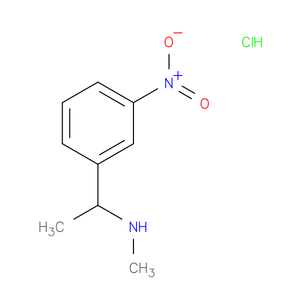 N-Methyl-1-(3-nitrophenyl)ethan-1-amine hydrochloride