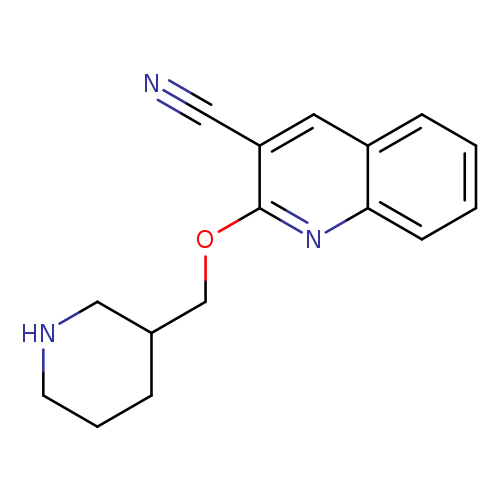 2-[(piperidin-3-yl)methoxy]quinoline-3-carbonitrile