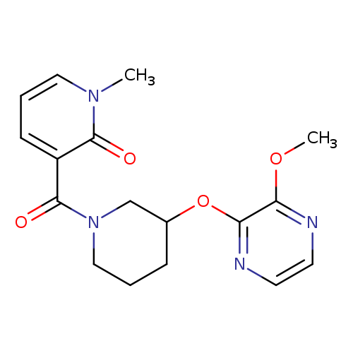 3-{3-[(3-methoxypyrazin-2-yl)oxy]piperidine-1-carbonyl}-1-methyl-1,2-dihydropyridin-2-one