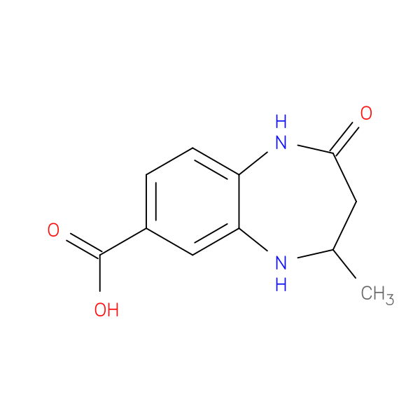 4-methyl-2-oxo-2,3,4,5-tetrahydro-1H-1,5-benzodiazepine-7-carboxylic acid