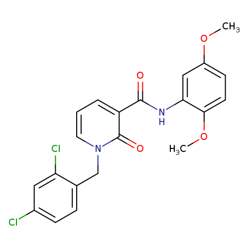 1-[(2,4-dichlorophenyl)methyl]-N-(2,5-dimethoxyphenyl)-2-oxo-1,2-dihydropyridine-3-carboxamide