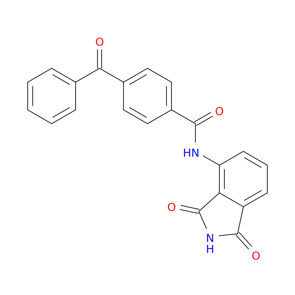 4-benzoyl-N-(1,3-dioxo-2,3-dihydro-1H-isoindol-4-yl)benzamide